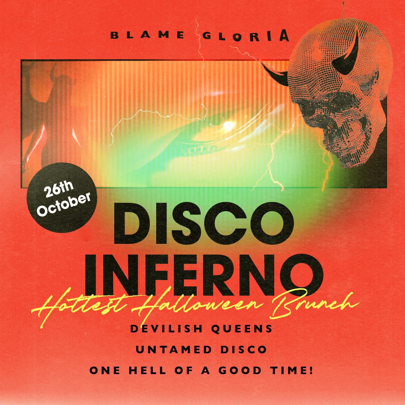 Disco Inferno Hottest Halloween Brunch