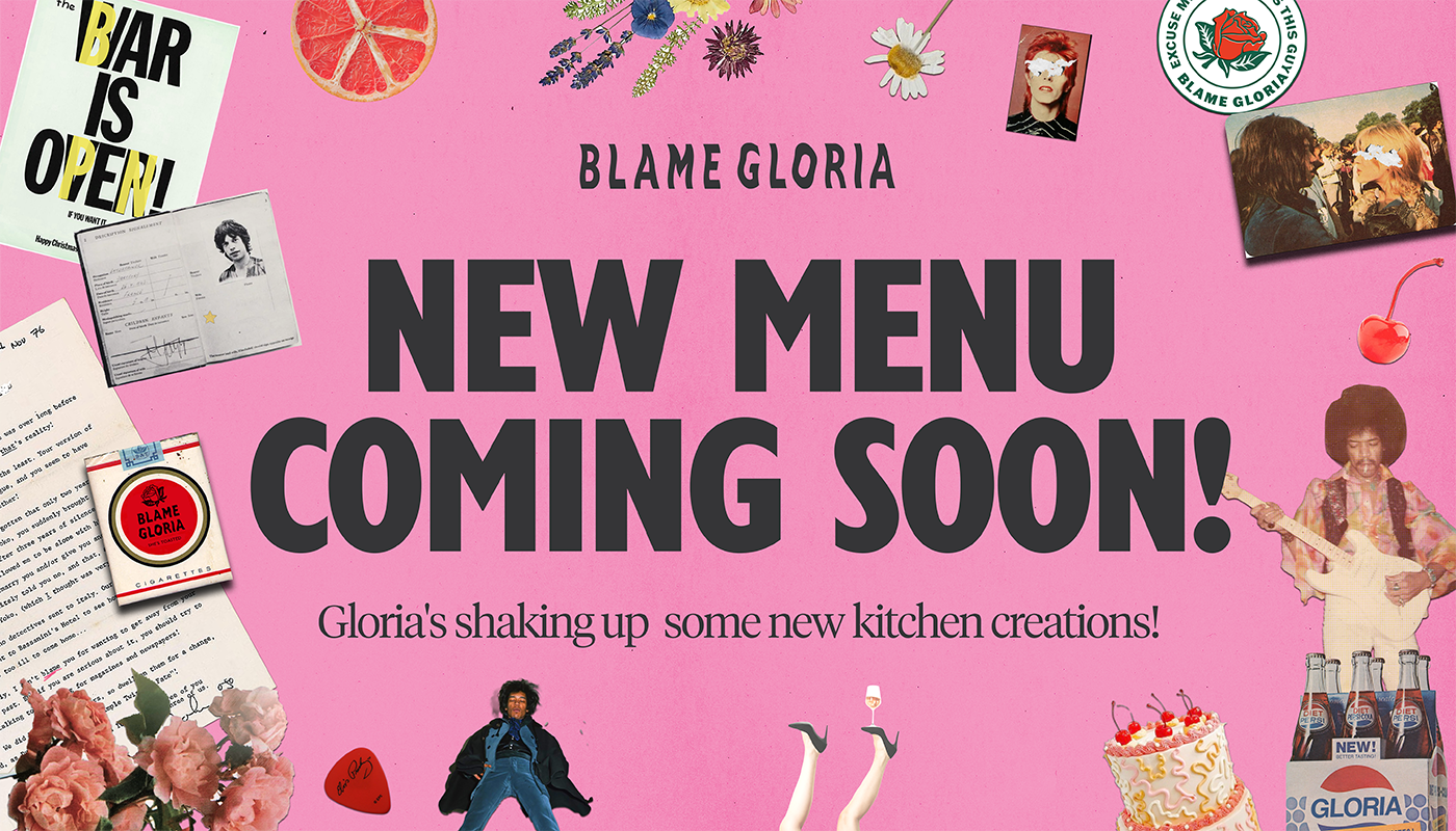New drinks menu coming soon to Blame Gloria